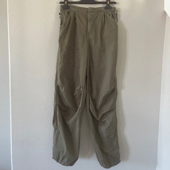 Bershka Pants & Jumpsuits Bershka Low Rise Cargo Parachute Pants